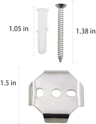 2PCS Bathroom Hardware Towel Bar Bracket - Image 2