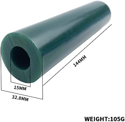 PHYHOO Green Carving Wax Tube for Ring Mold Jewelry Casting Round Hole - Image 4