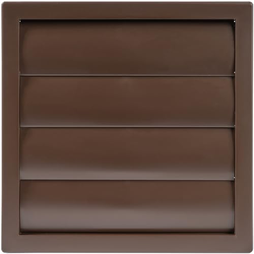 Plastic 6" Brown Dryer Vent Cover - Image 3
