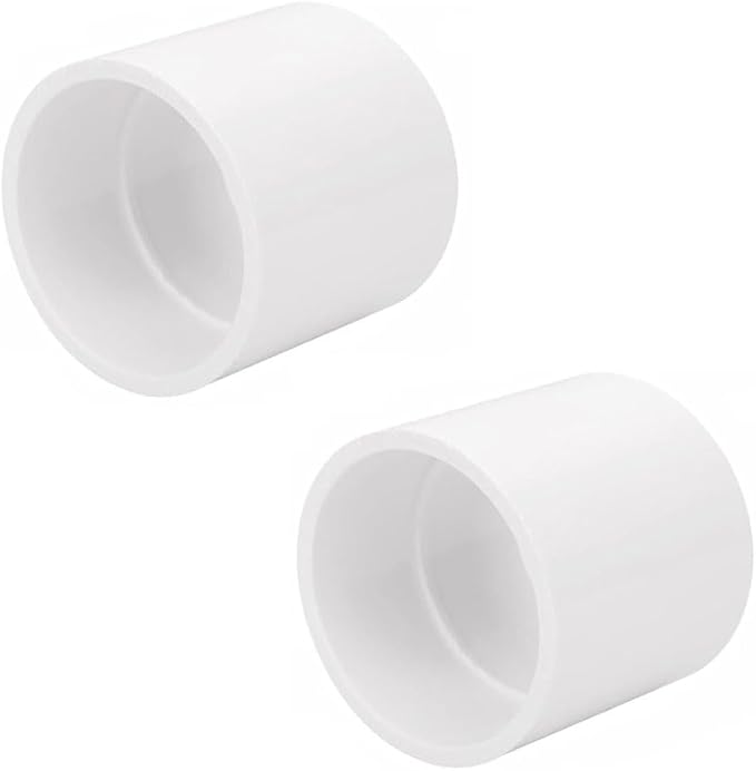 2PCS 1-1/4 Inch PVC Pipe Coupling Adapter Pipe Fitting Connectors Socket x by HayEastdor