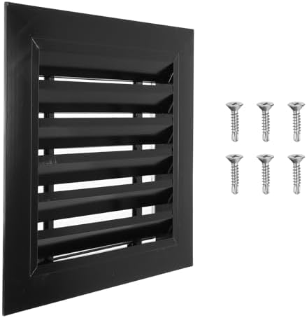 PATIKIL 12 x 12 Inch Gable Vent, 10 x 10 Inch Duct Opening Size by PATIKIL