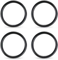 4 Pack Sink Drain O Ring Gasket Set by Phivan