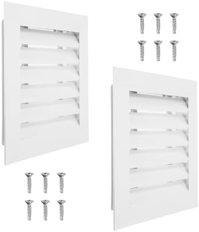 PATIKIL 12 x 12 Inch Gable Vent, 10 x 10 Inch Duct Opening Size by PATIKIL