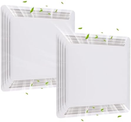 2-Piece S97013576 Bathroom Fan Cover Grille Replacement by WKZO
