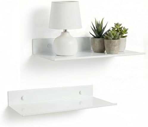 Z metnal Small Wall Shelves, Mini Display Metal Lack Floating Shelf by Zmetnal
