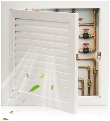 9.5 x 9.5 inch - Louvered Access Doors - Access Panel by Unknown