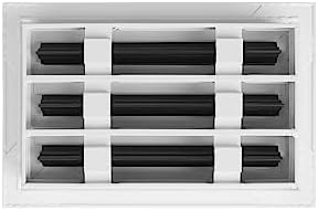 BUILDMART - 10x6 White Modern AC Vent Cover - Decorative Air Vent - Standard - Image 2