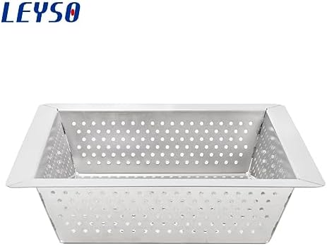 Leyso Stainless Steel Floor Sink Top Hang Basket Strainer Sink Drain Cover 10" - Image 2