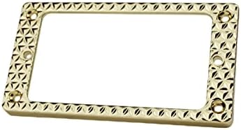 Guyker Metal Flat Humbucker Cover, Pickup Mounting Ring Set - Image 3