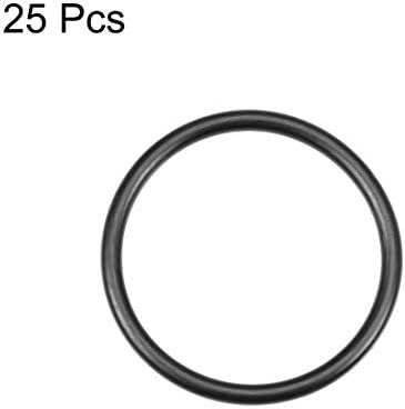 uxcell Nitrile Rubber O-Rings 34mm OD 29mm ID 2.5mm Width, Metric Nitrile - Image 2