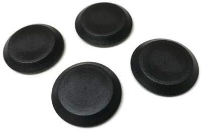 Vital All-Terrain (4 Pack 1" Inch Black Plastic Flush Mount Hole Plug by Vital+All-Terrain