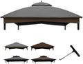 10' x 12' Gazebo Canopy Replacement Top, Cover Only by KPROE