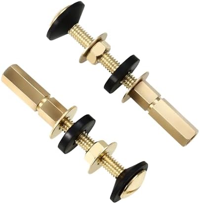 Universal Toilet Tank to Bowl Bolts Kit, Brass Toilet Tank Bolts - Image 6