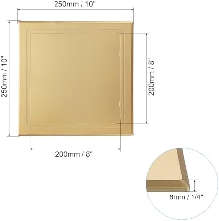 PATIKIL 8x8 inch Self-Adhesive Access Panel, ABS Plumbing Access Doors Easy - Image 2