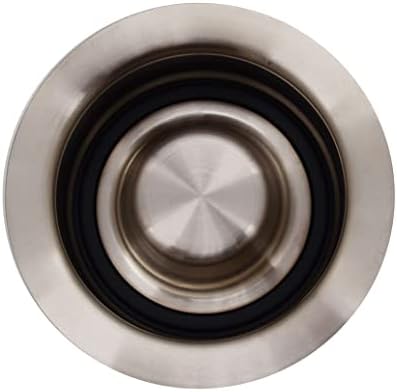 Westbrass D2089-20 4-1/4" Kitchen Sink Waste Disposal Drain Flange and Stopper - Image 2