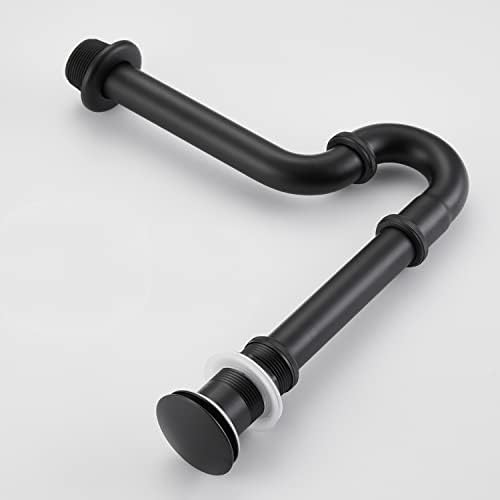 Bathroom Basin Sink U Shape Stopper Complete Set, Adjustable Height 1-1/4 - Image 3