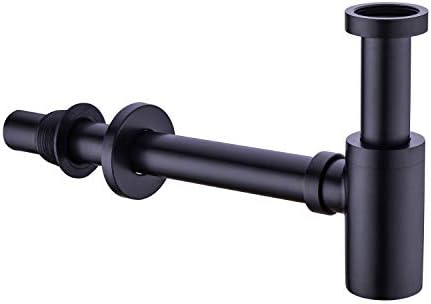 Bottle P Trap 1-1/4 Bathroom Brass Sink Drain Stopper, Lavatory Adjustable by Miraga