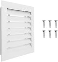 PATIKIL 14 x 14 Inch Gable Vent, 12 x 12 Inch Duct Opening Size by PATIKIL