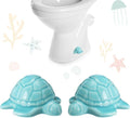 FillTouch Toilet Bolt Covers, Decorative Ceramic Caps, Turquoise Blue by FillTouch