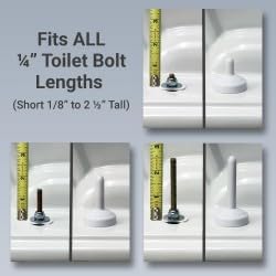 TidyCap Toilet Bolt Covers, Screw-On Replacement Caps - Image 3