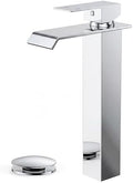 FORIOUS Vessel Tall Bathroom Sink Faucet 1 Hole Single Handle Chrome by FORIOUS