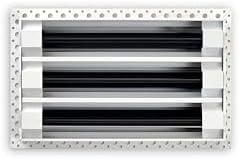 BUILDMART - 10x6 MUD-in Air Vent Cover - Drywall MUD in White Air Vent - MUD - Image 2
