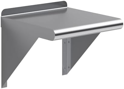 AmGood 12 in. x 12 in. Stainless Steel Wall Mount Shelf by AmGood