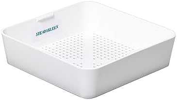 8.5-inch Floor Sink Drain Cover Alternative, Square Drain Basket - Image 3