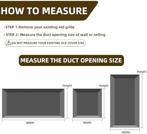 24x12 Return Air Grille for 24"W x 12"H Duct Opening, Return Air Vent Cover - Image 3