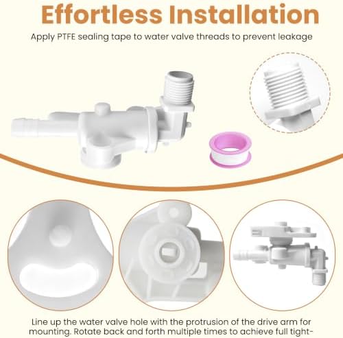 RV Toilet Water Valve Upgrade for Thetford Style Lite Plus - Image 3