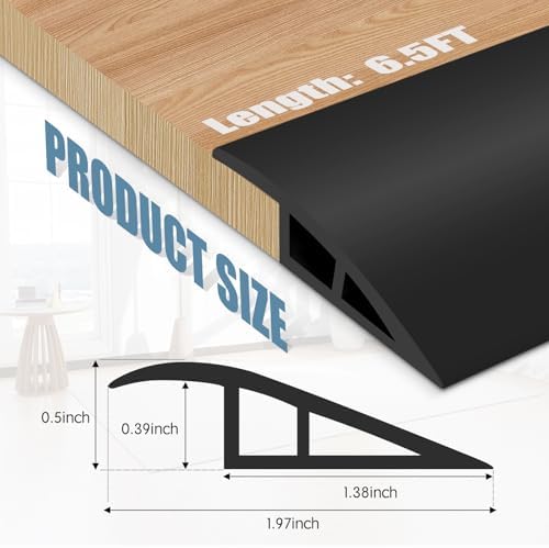 Floor Transition Strip Door Threshold 78" Floor Transition Reducer Trim on The - Image 2