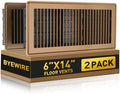 Floor Register Fits 6x14 and 14x6 Duct Opening by BYEWIRE