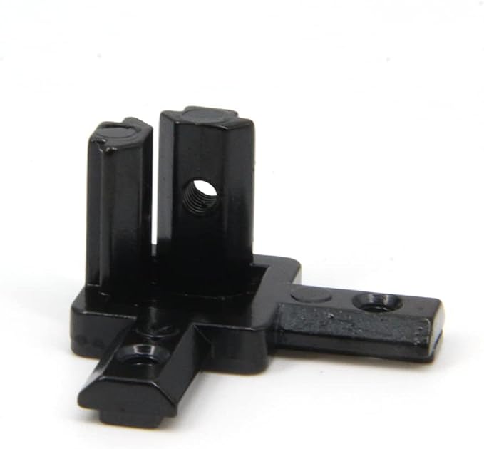 8PCS Black 3-Way End Corner Bracket Connector - Image 5