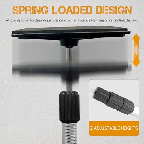 4 Pack Stainless Steel Zipper Walls Poles Kit, 10FT Retractable Efficient - Image 4