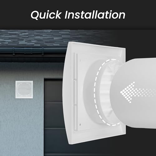 Repa Market 6 Inch Anthracite Dryer Vent Hood/Duct Cover - Image 4
