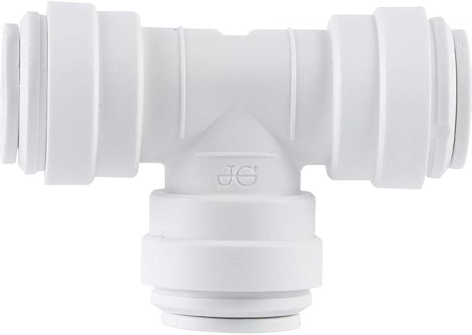 John Guest Speedfit 1/4 Inch Union Tee Connector, Push to Connect Plastic - Image 2