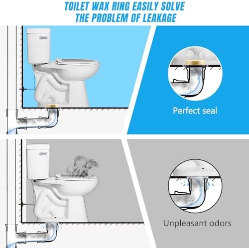 MENNTY Toilet Wax Ring with Horn Universal Fit - Image 4
