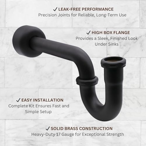 Westbrass A400-1-62 1-1/2" OD 17 gauge P-Trap - Image 6