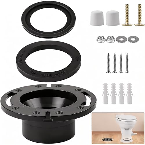 RV Toilet Seal & 3" Socket Floor Flange Kit by Unknown