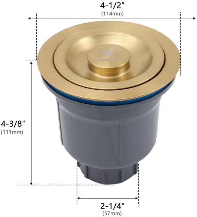 STARSTAR Kitchen Sink Stainless Steel Drain Assembly Kit - Image 4