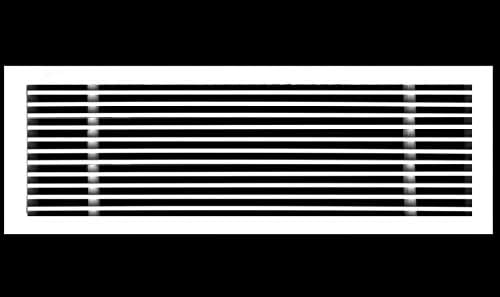 HVAC Premium 28"W X 6"H Linear Aluminum Clip-On Bar Return Air Grille by HVACPremium
