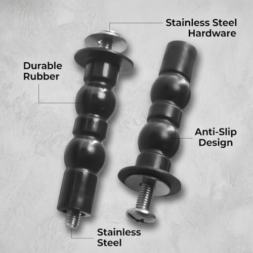 2 Pcs THU651N Toilet Seat Screws Bolts, Expanding Rubber Hinge Screw Kit - Image 6