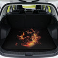 Fire Wolf Waterproof Car Trunk Mat 29"x39" by Darisoco