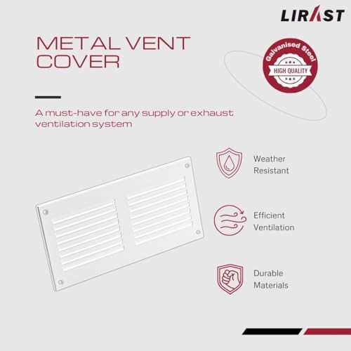 6x2 Vent Cover with Built-in Screen - Image 2