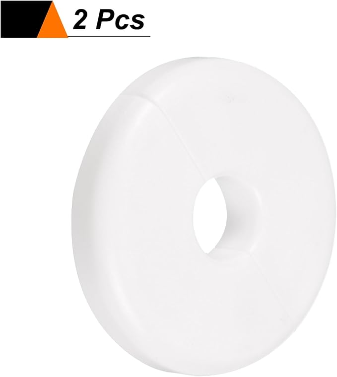 HARFINGTON 2pcs Wall Split Flange 16.5mm/0.6" Self-Adhesive Plumbing Cover - Image 3