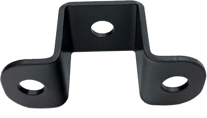 6 PCS 1x1" Square Pipe Tube Strap Clamps, 1 inch metal u shaped bracket - Image 4