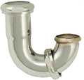 Brass J-bend For Sink Trap, 1 1/2" Tube, Chrome Plated, Replacement Sink Trap by Faucet888
