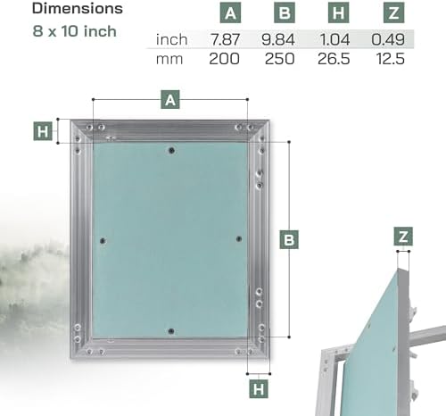 Vent Systems 8" x 10" Inch Access Panel - Image 2