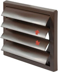 Plastic 6" Brown Dryer Vent Cover by ECOPROVENT