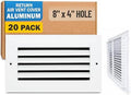 Fits 8x4 Hole | Aluminum Return Air Grille by Handua | Vent Cover Grill by Handua
